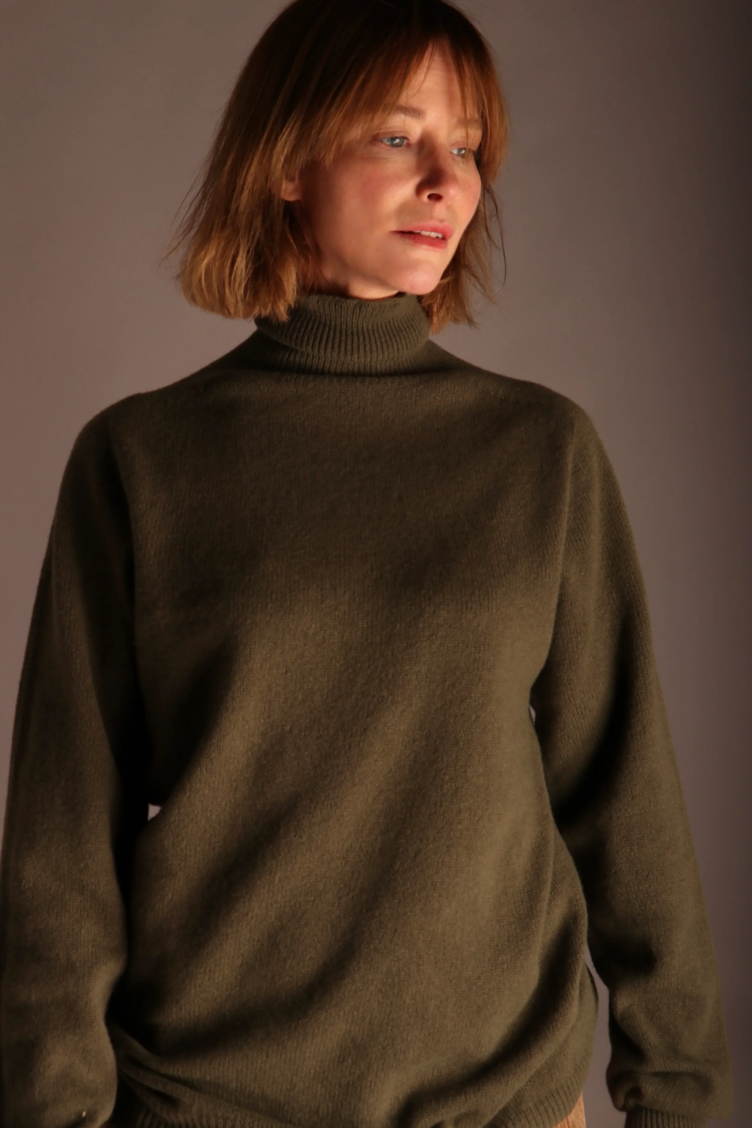 Merino & Cashmere Supersoft Roll Neck Jumper - Image 8