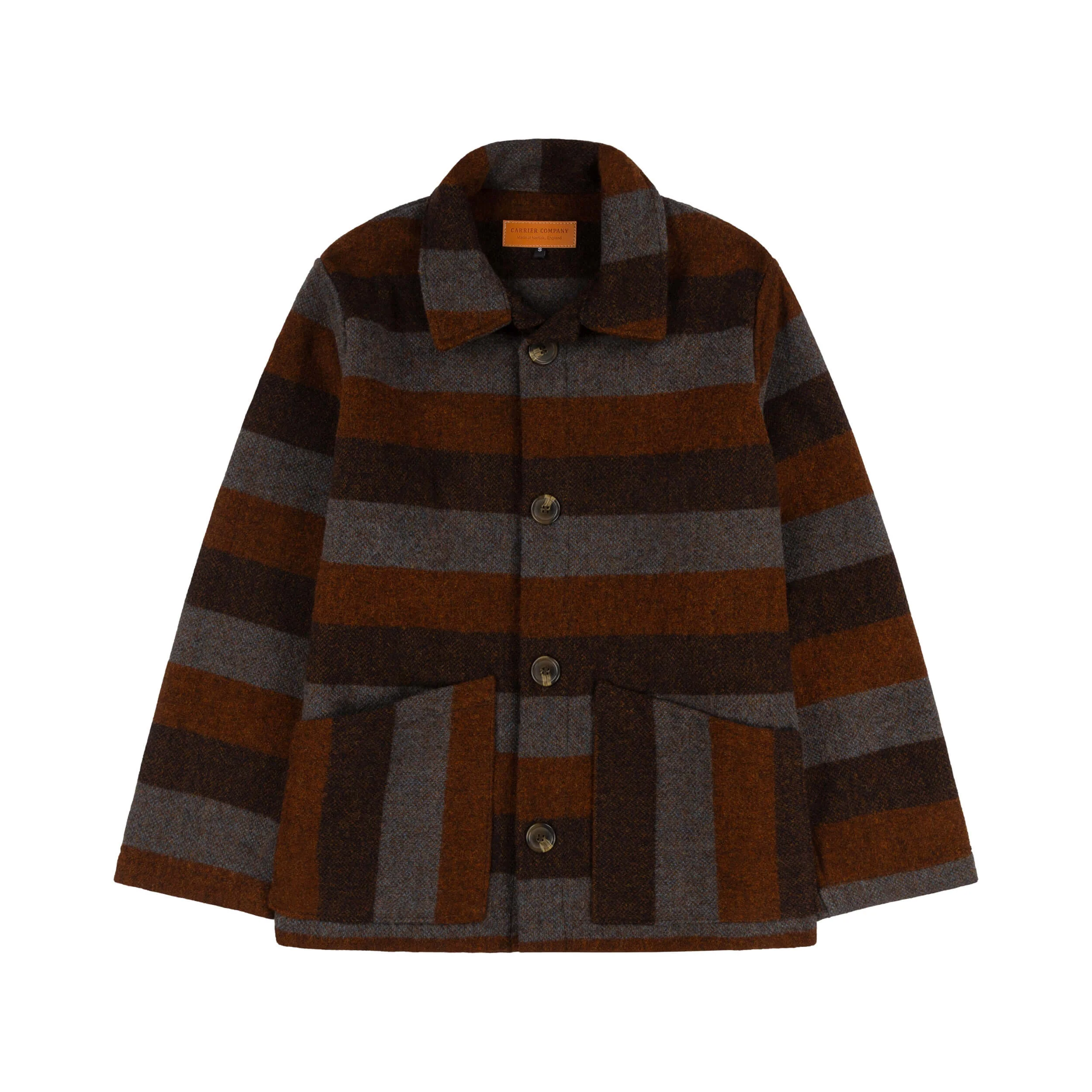 Conker Stripe Wool Jacket