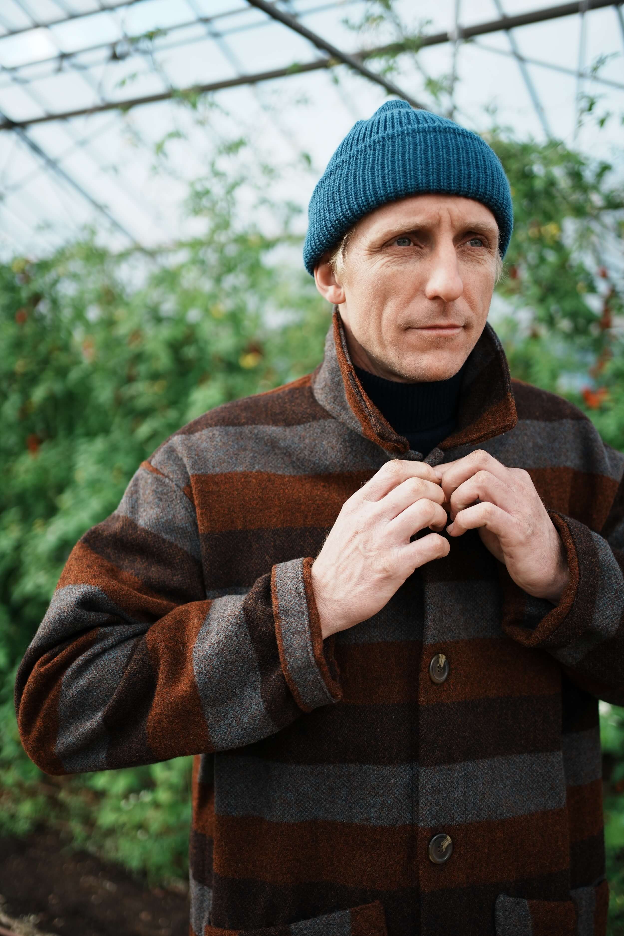 Conker Stripe Wool Jacket - Image 8