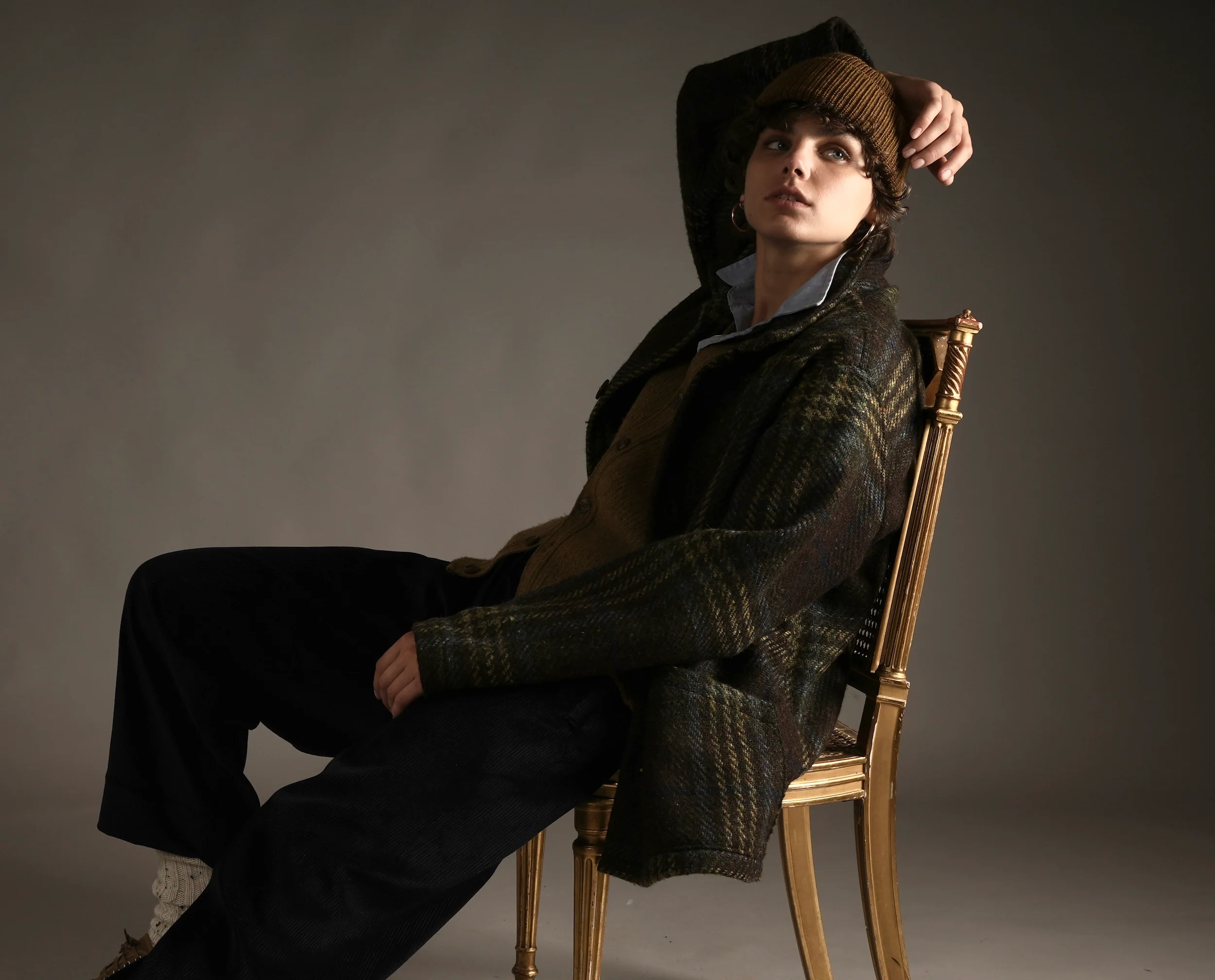 Celtic Wool Jacket in Spearmint - Image 10