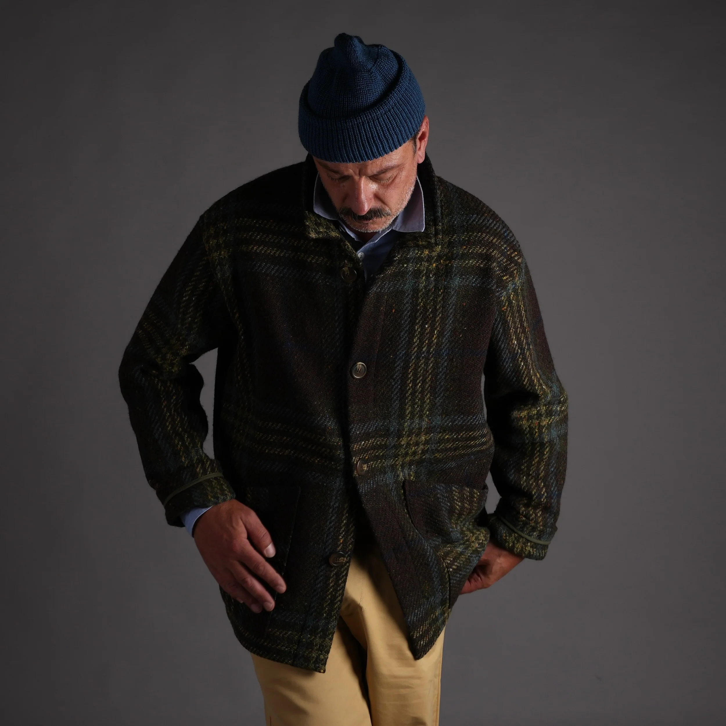 Celtic Wool Jacket in Spearmint - Image 12