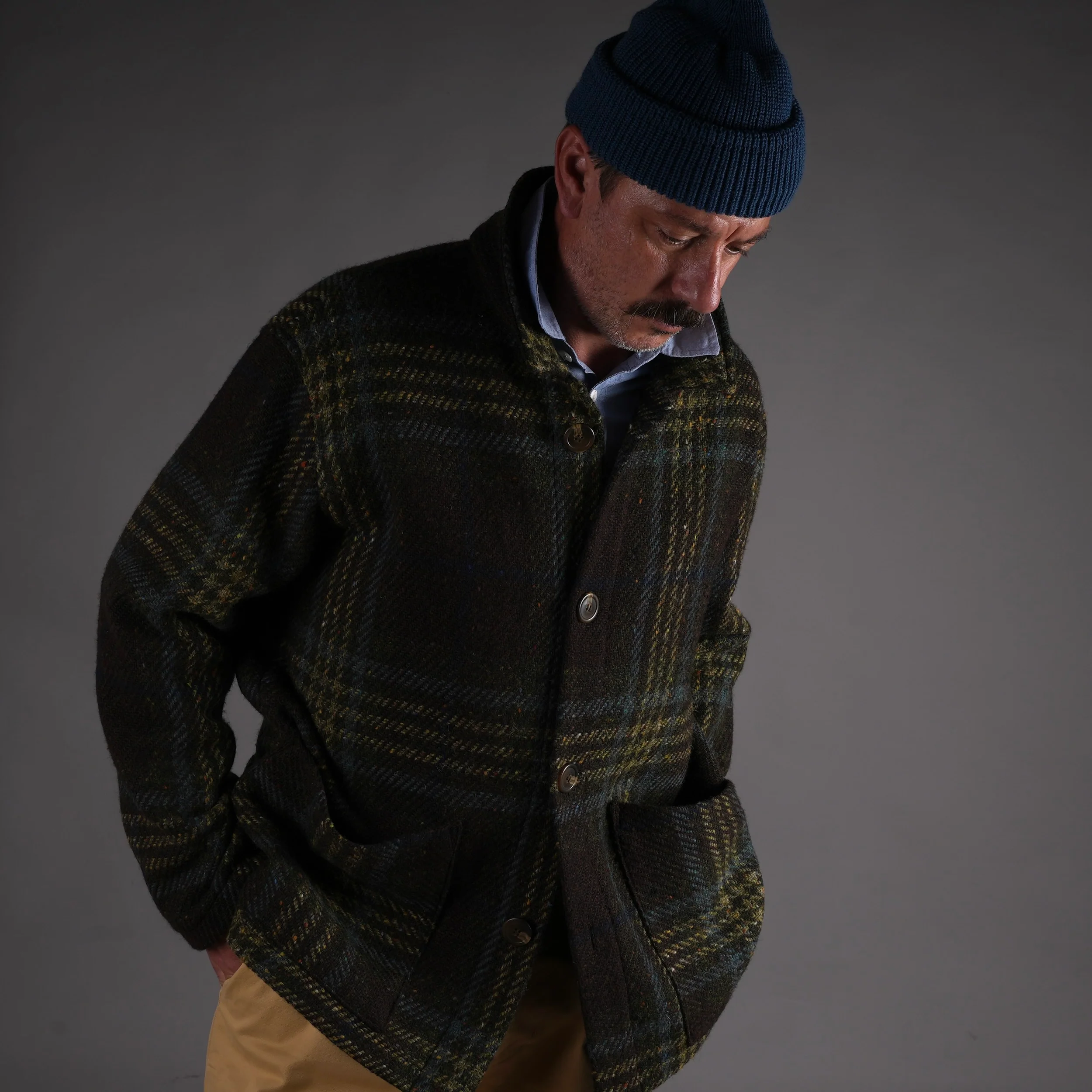 Celtic Wool Jacket in Spearmint - Image 14