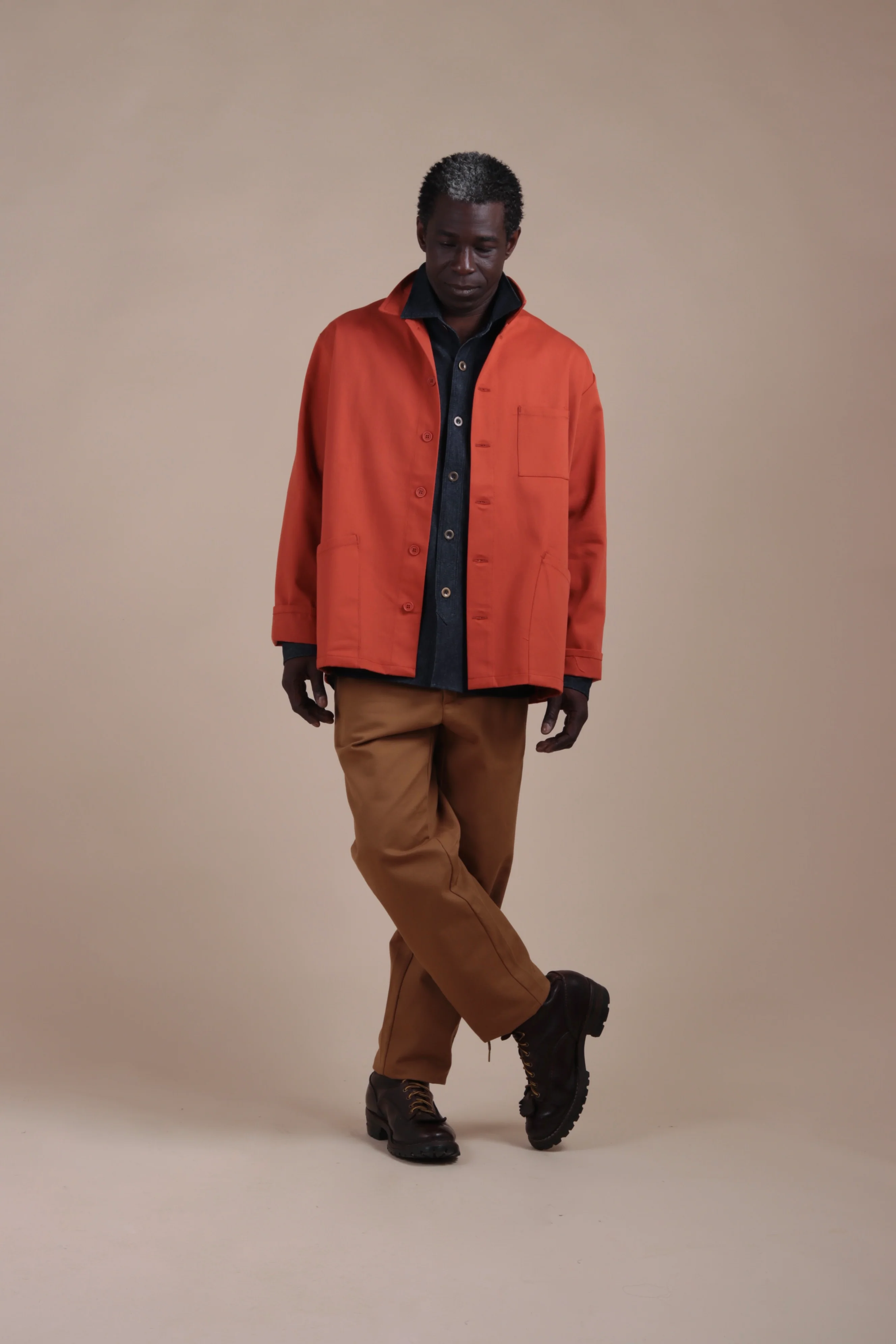 Norfolk Work Jacket (Orange) - Image 6