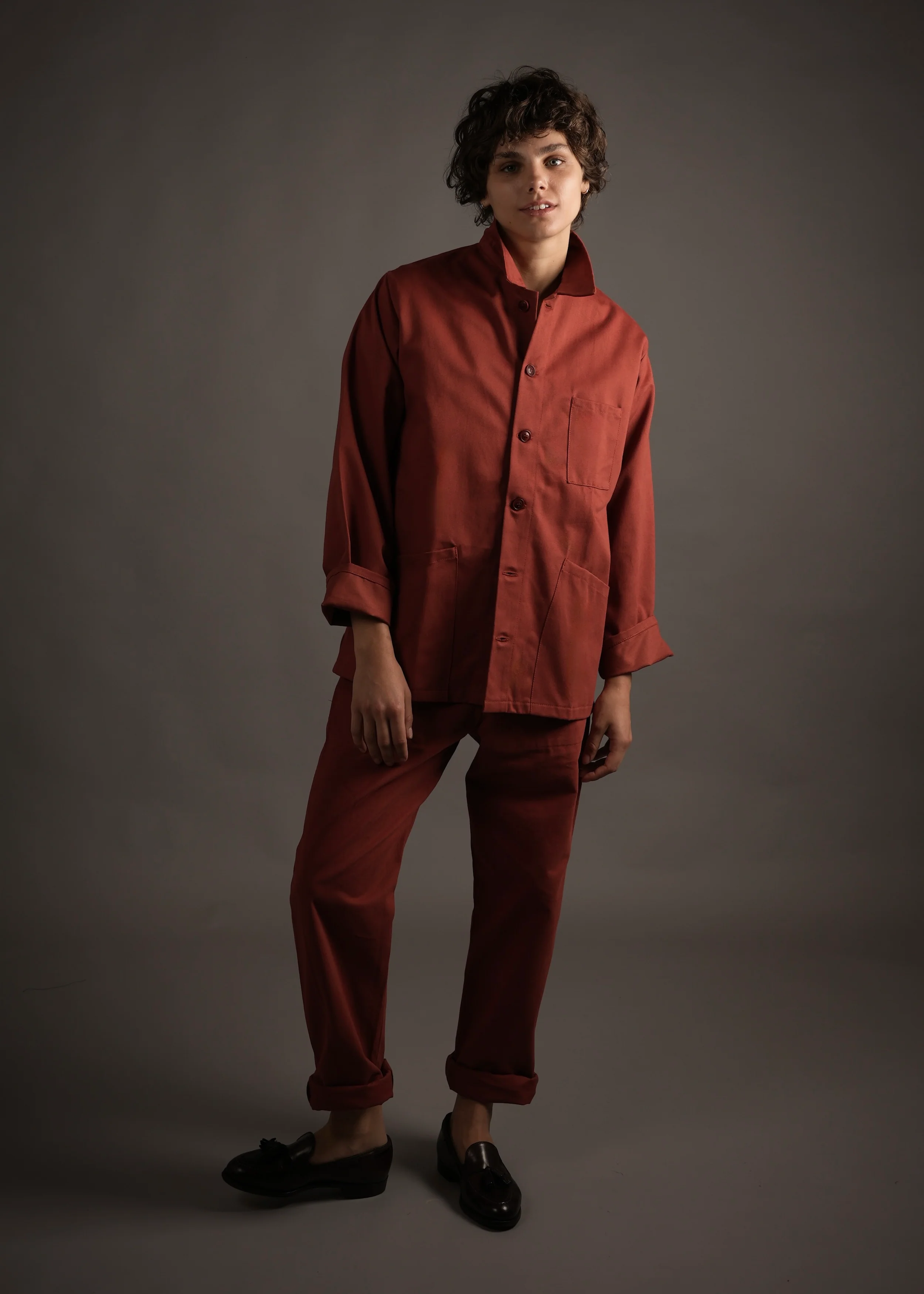 Norfolk Work Jacket Terracotta - Image 10