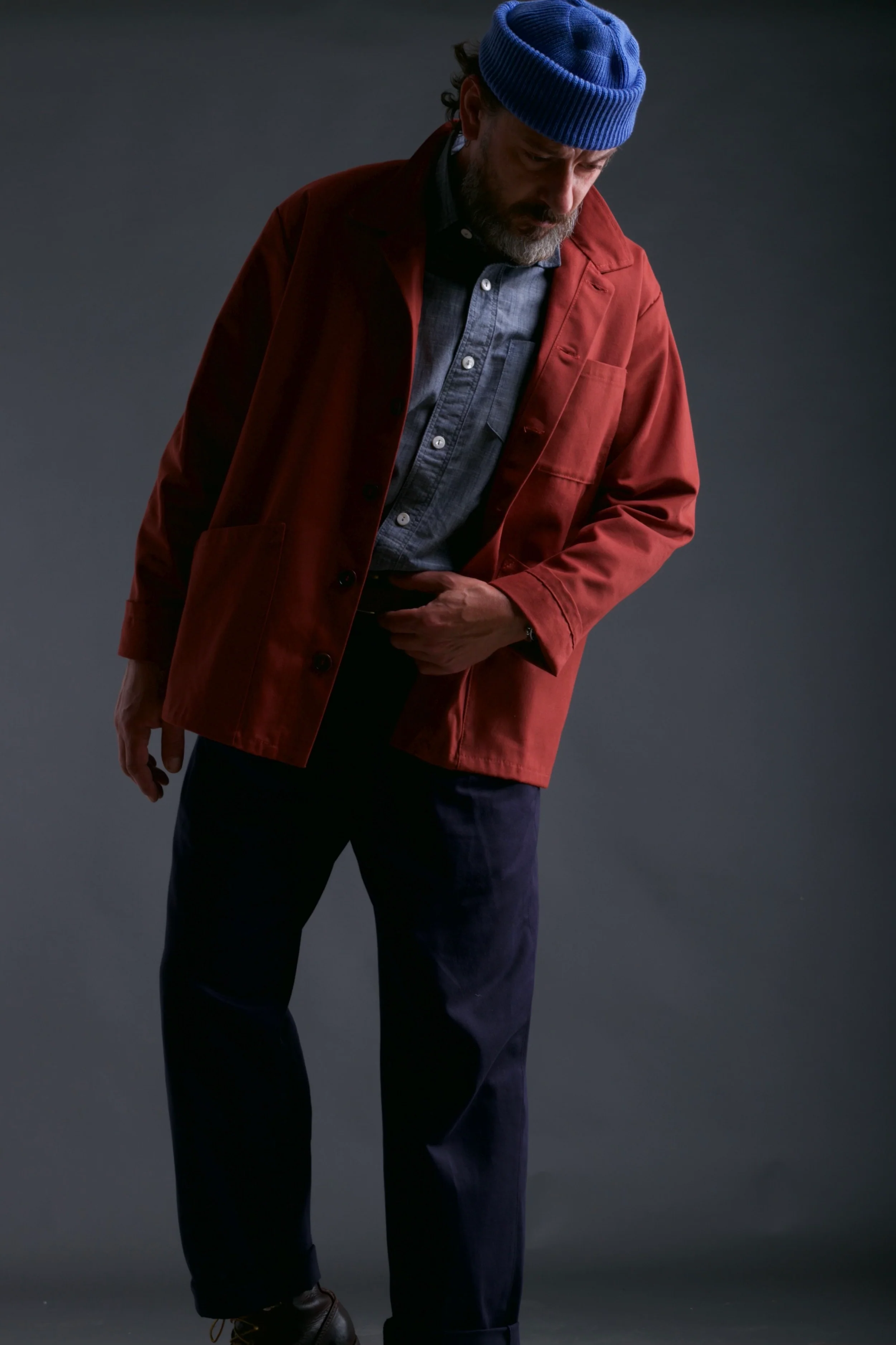 Norfolk Work Jacket Terracotta - Image 9