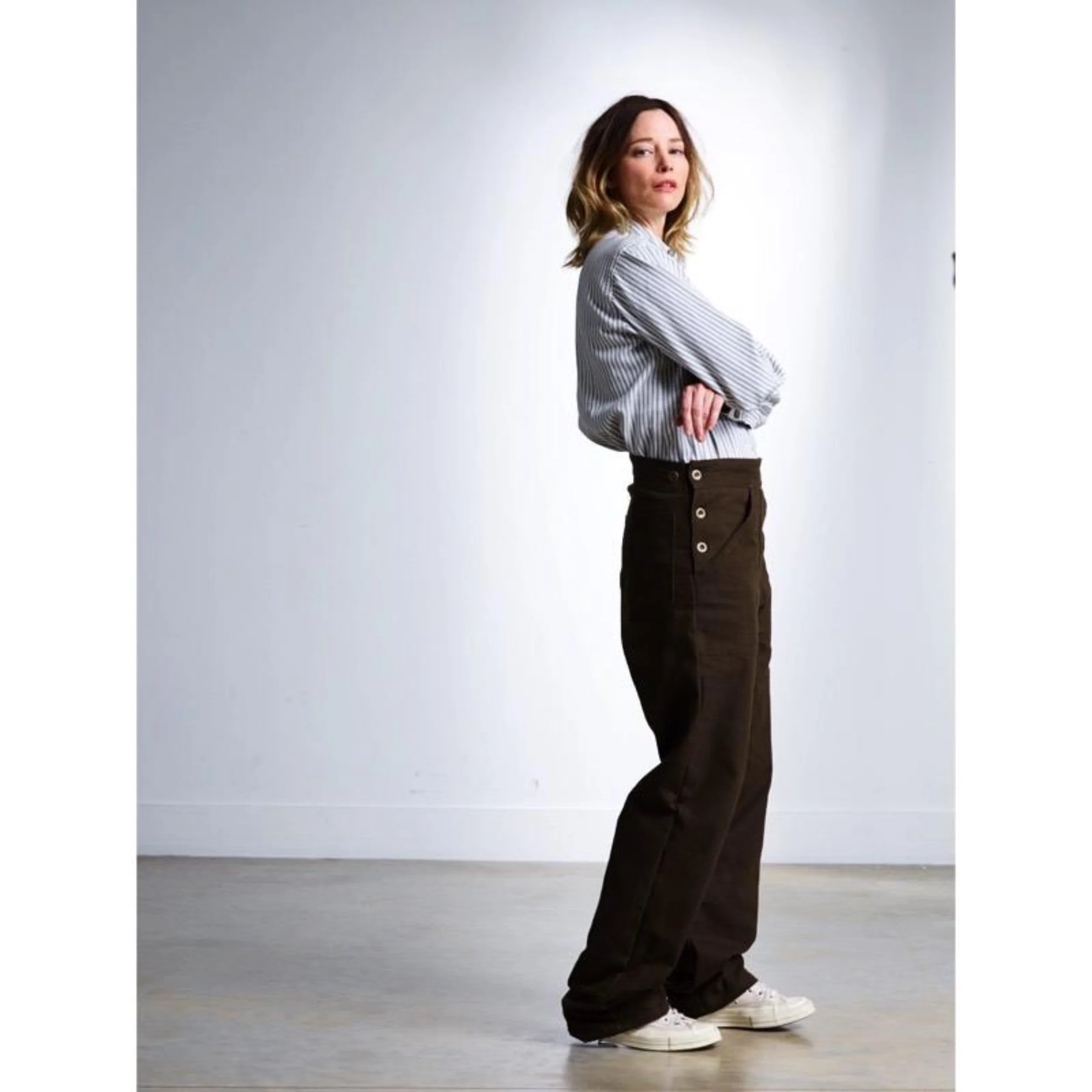 Women's Work Trouser Olive - Image 9