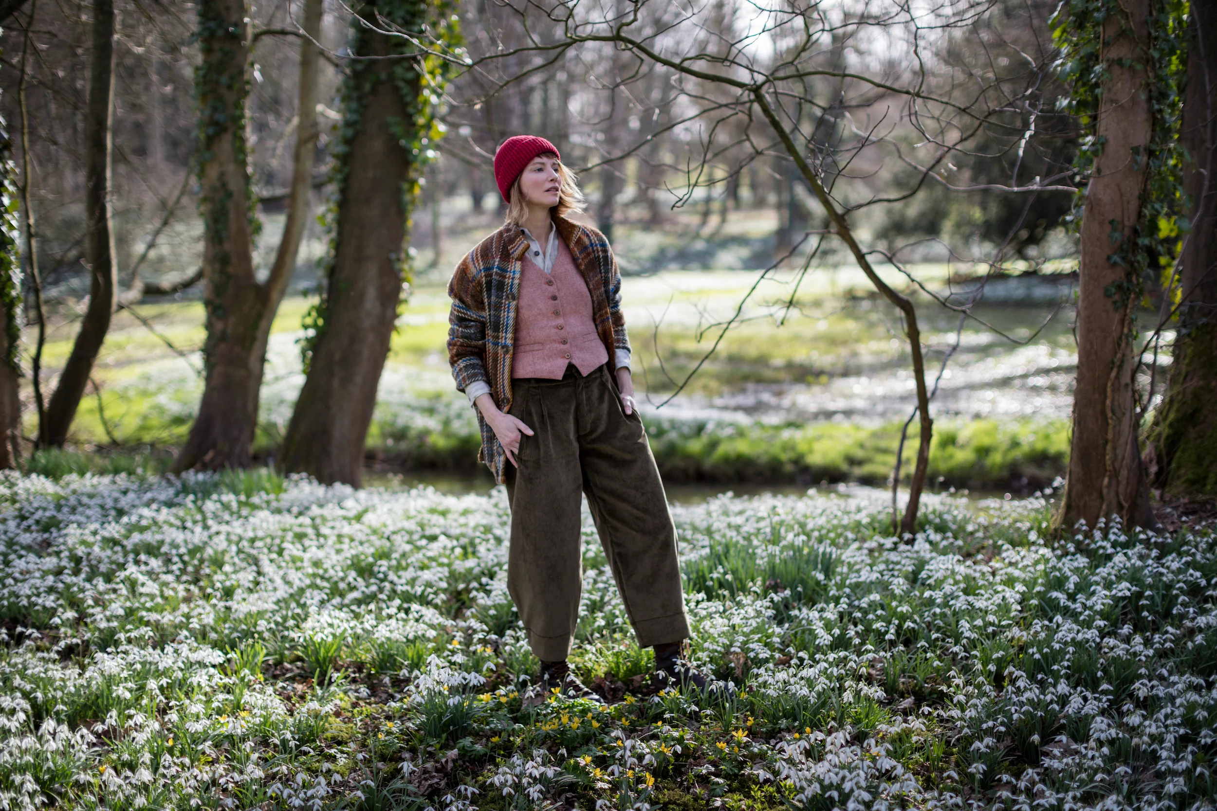 Dutch Trouser in Olive Corduroy - Image 7