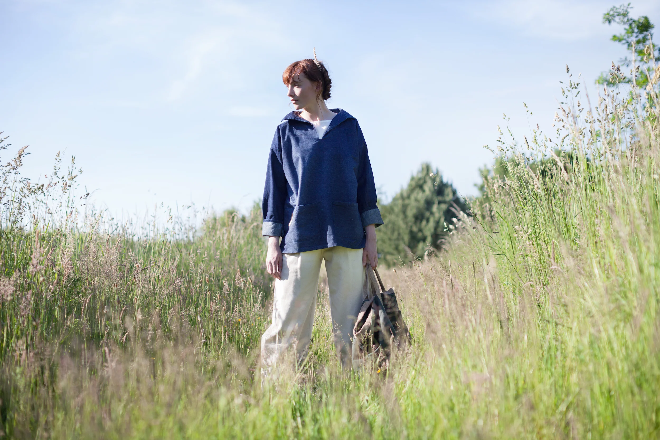 Dutch Trouser in Seeded Denim - Image 11
