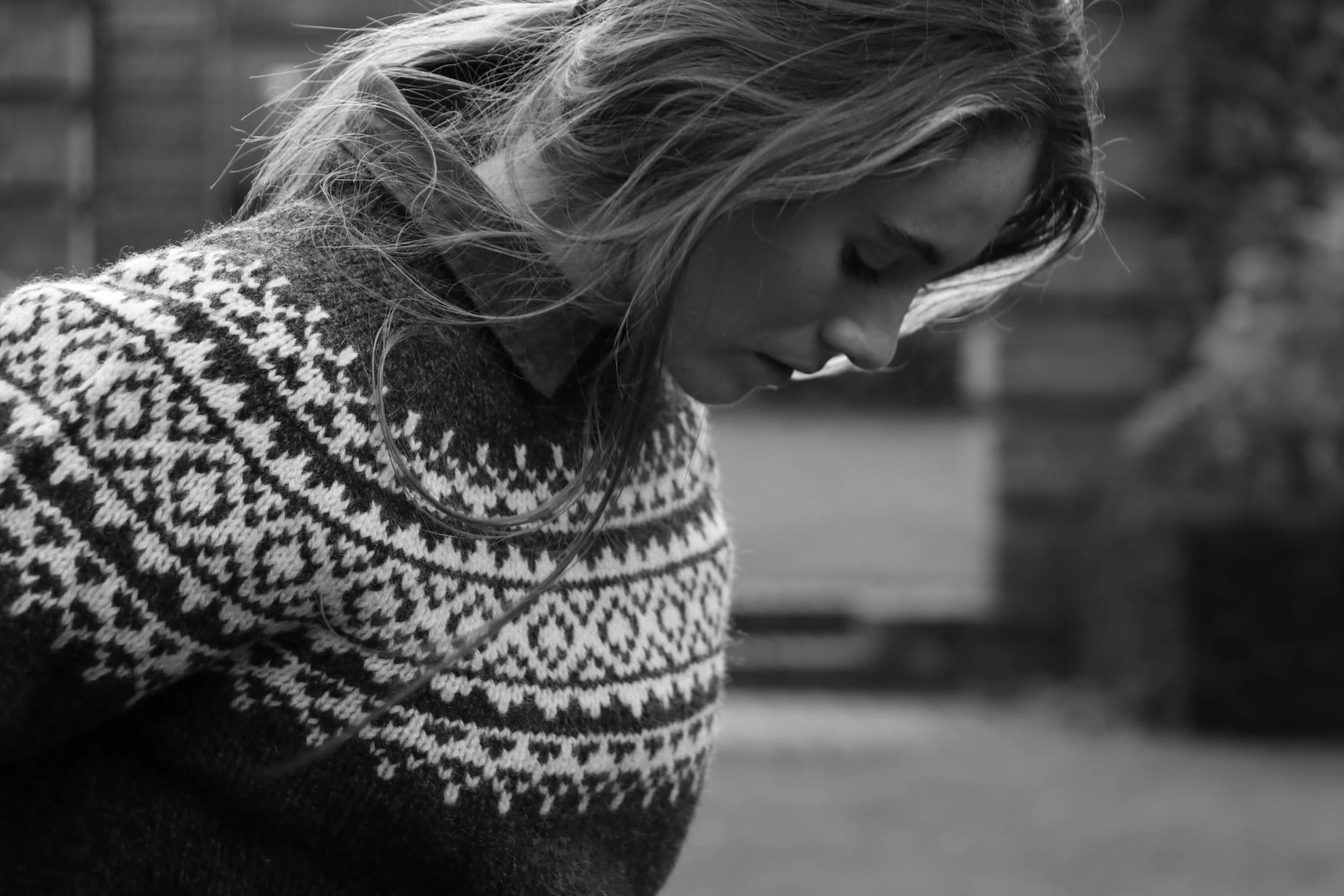 Heavy Yoke Crew Neck Sweater - Image 5