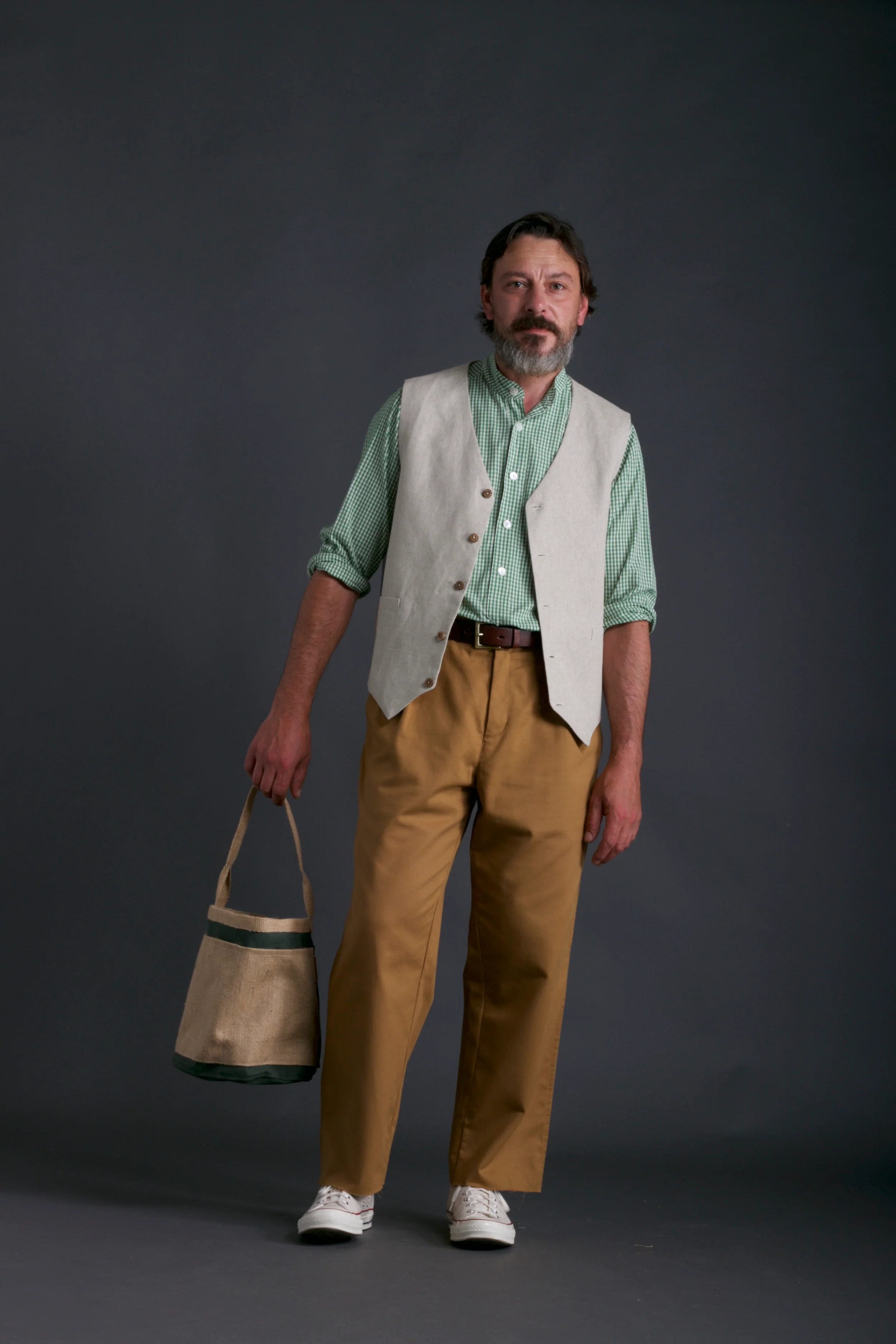 Men's Linen Waistcoat - Image 3
