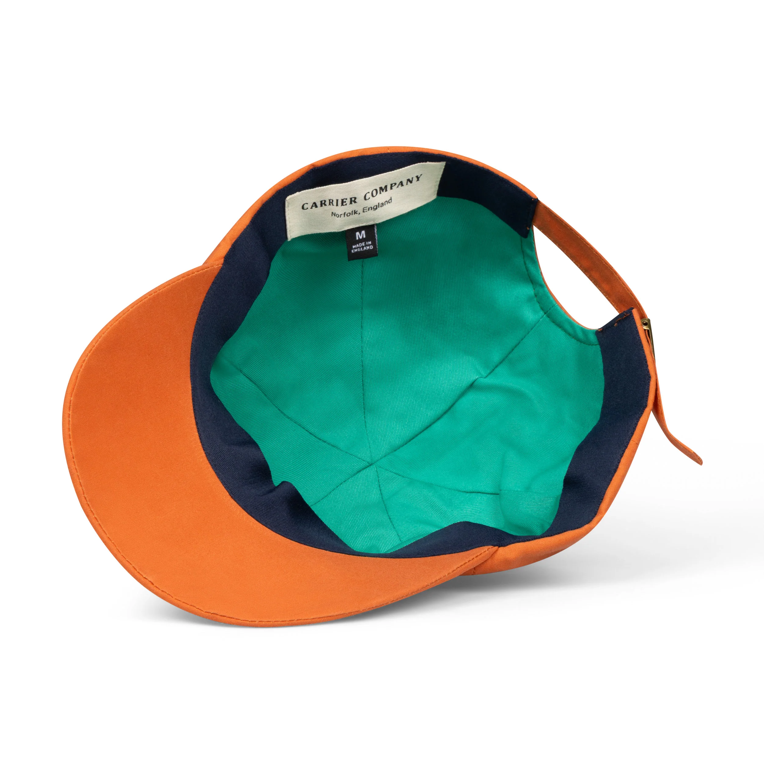 Waxed Cotton Cap Orange - Image 4
