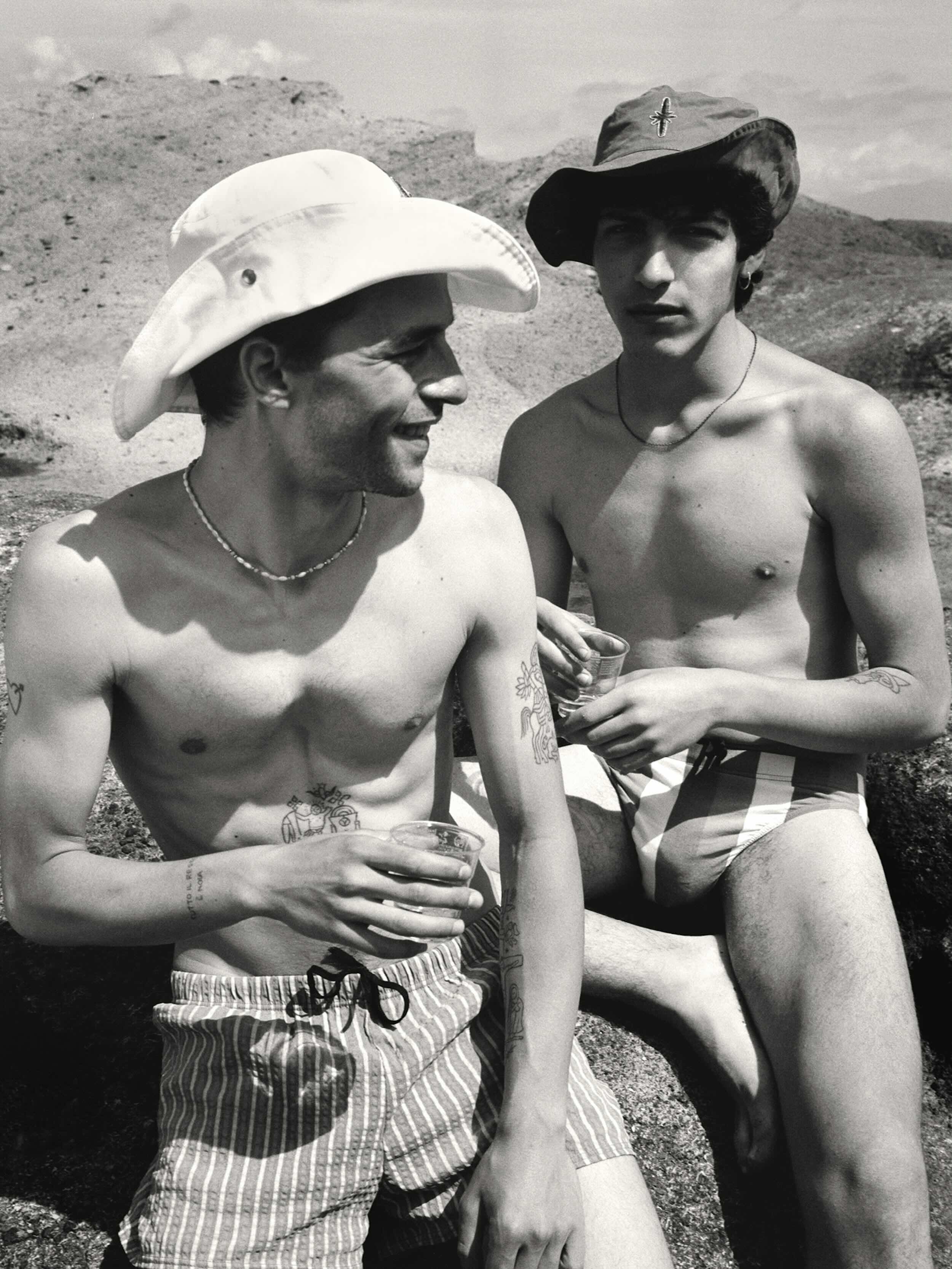 Tan Drill Summer Popper Hat - Image 14