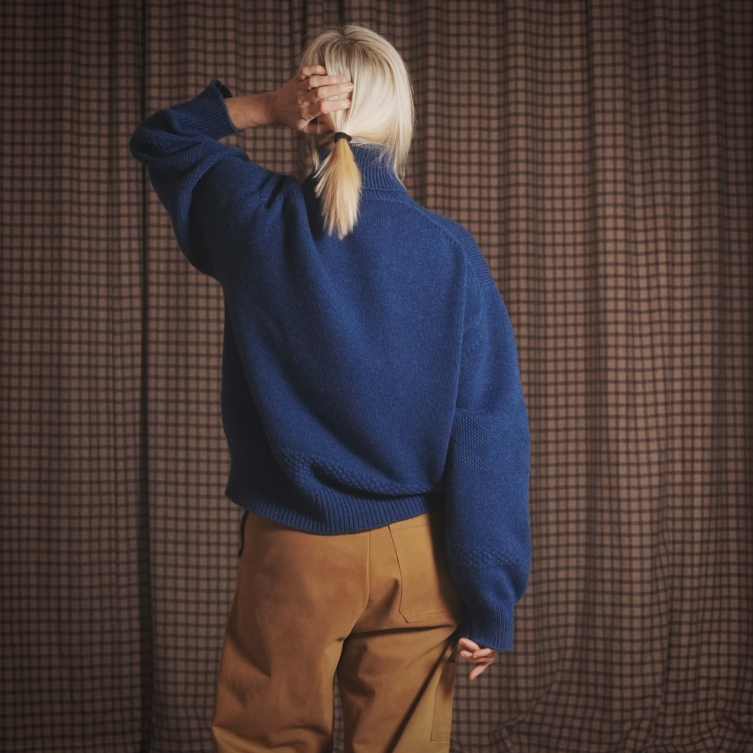 Textured Polo Neck - Image 9