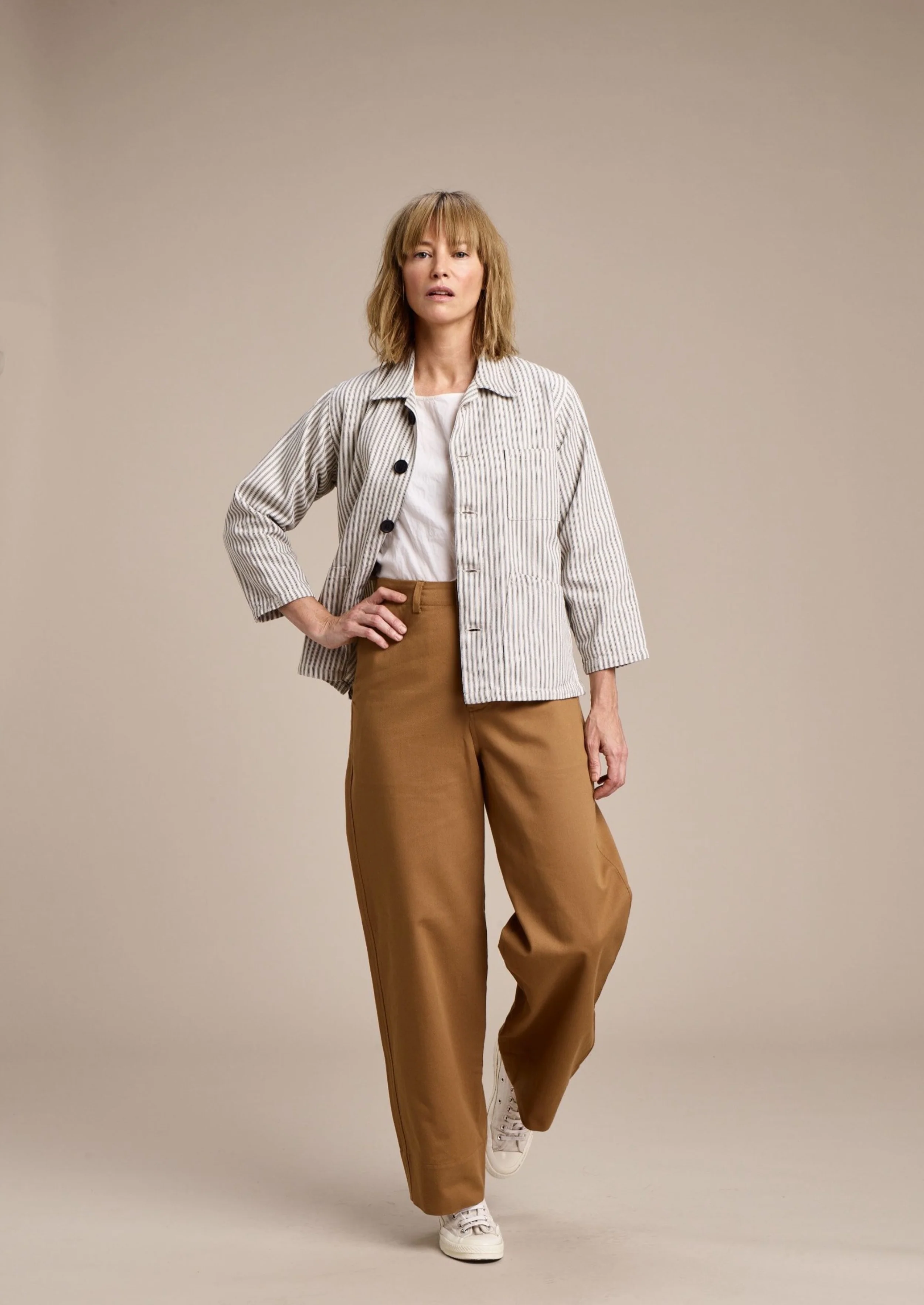Ticking Work Jacket - Image 4