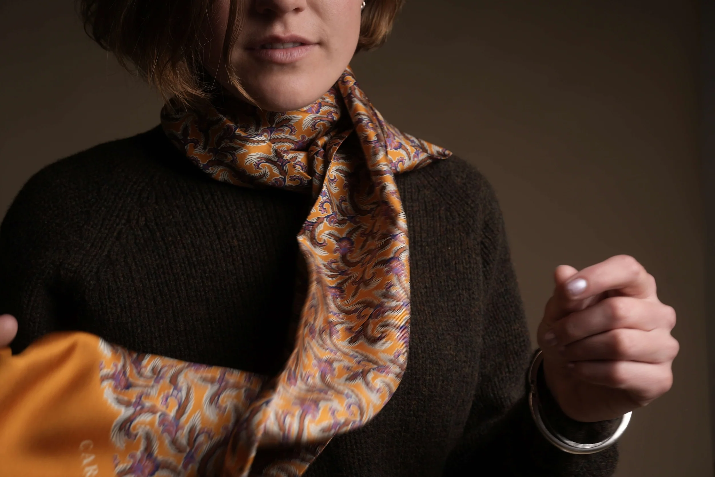 Tubular Silk Scarf - Image 7