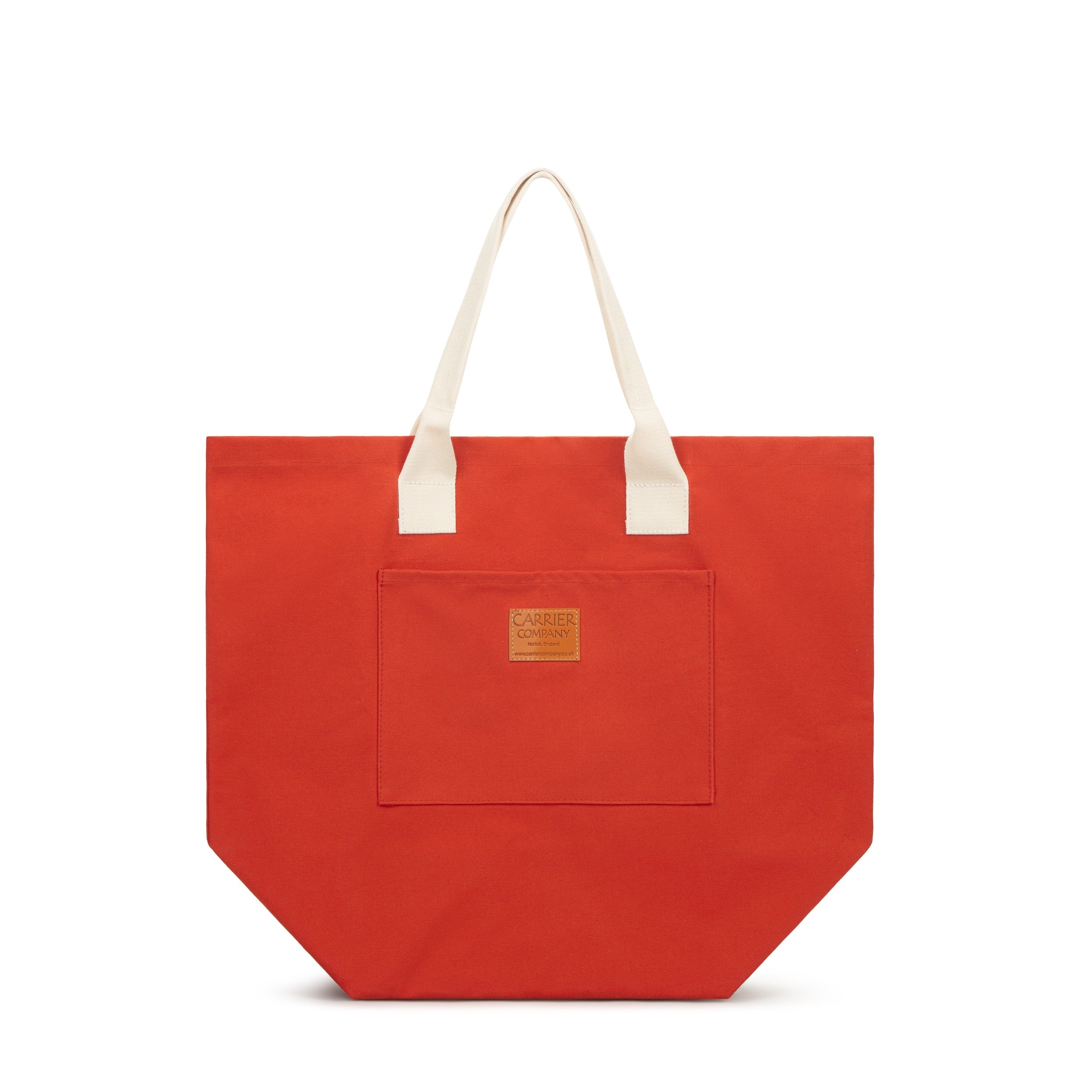 White Handled Beach Bag - Image 4