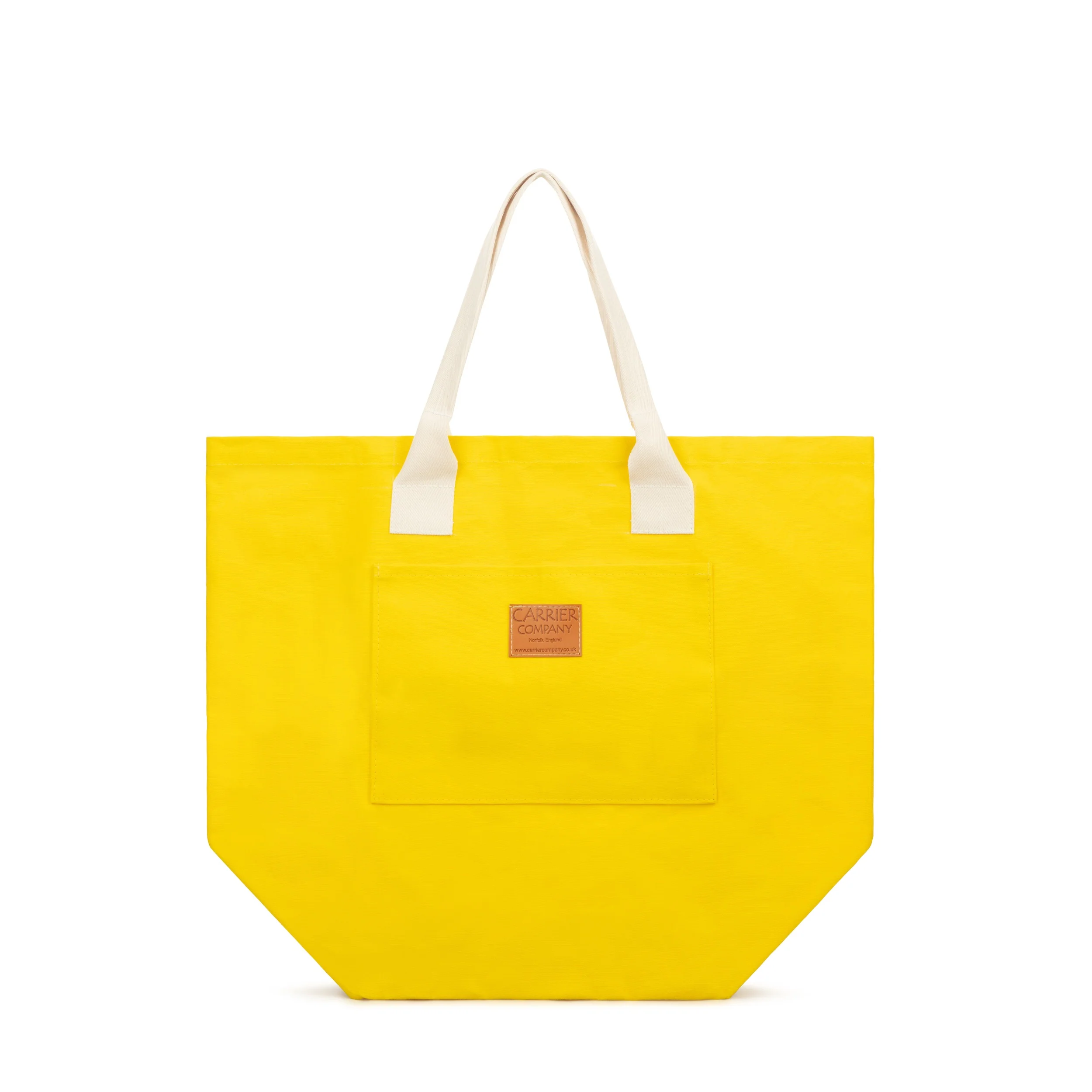 White Handled Beach Bag - Image 5