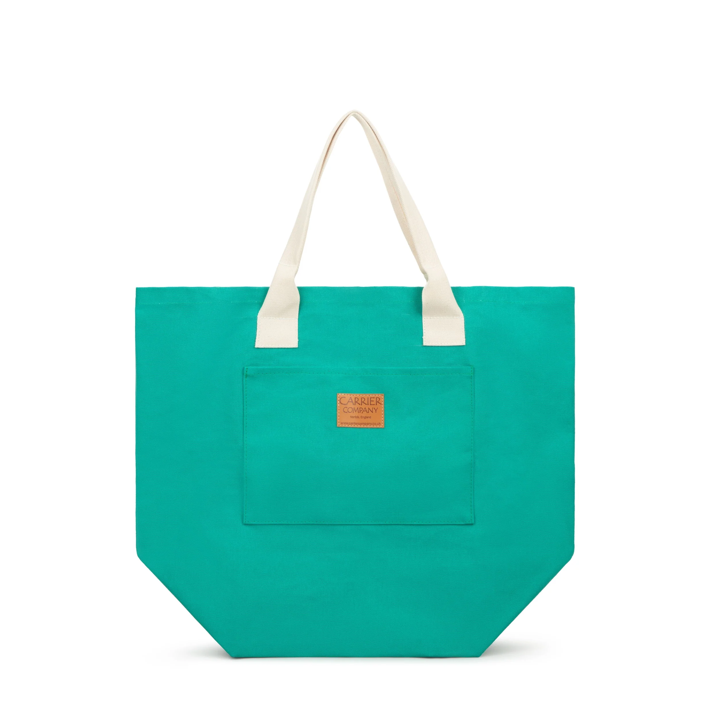 White Handled Beach Bag - Image 8