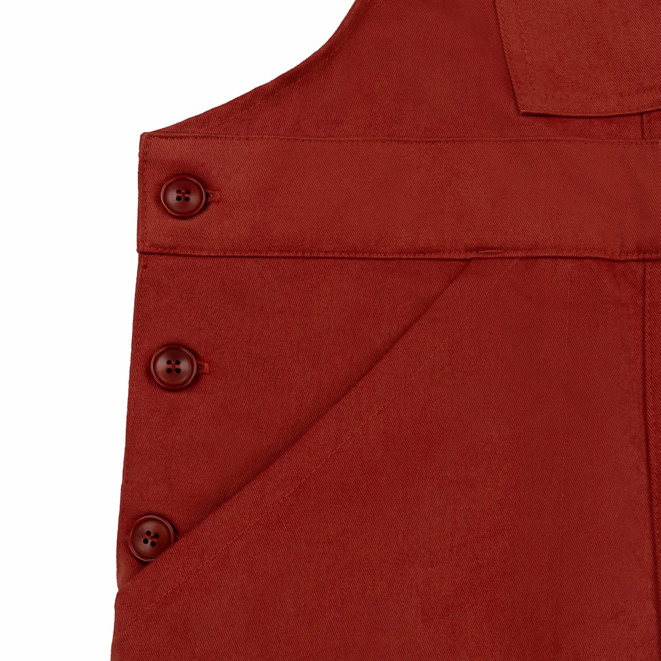 Women's Dungarees Terracotta - Image 4