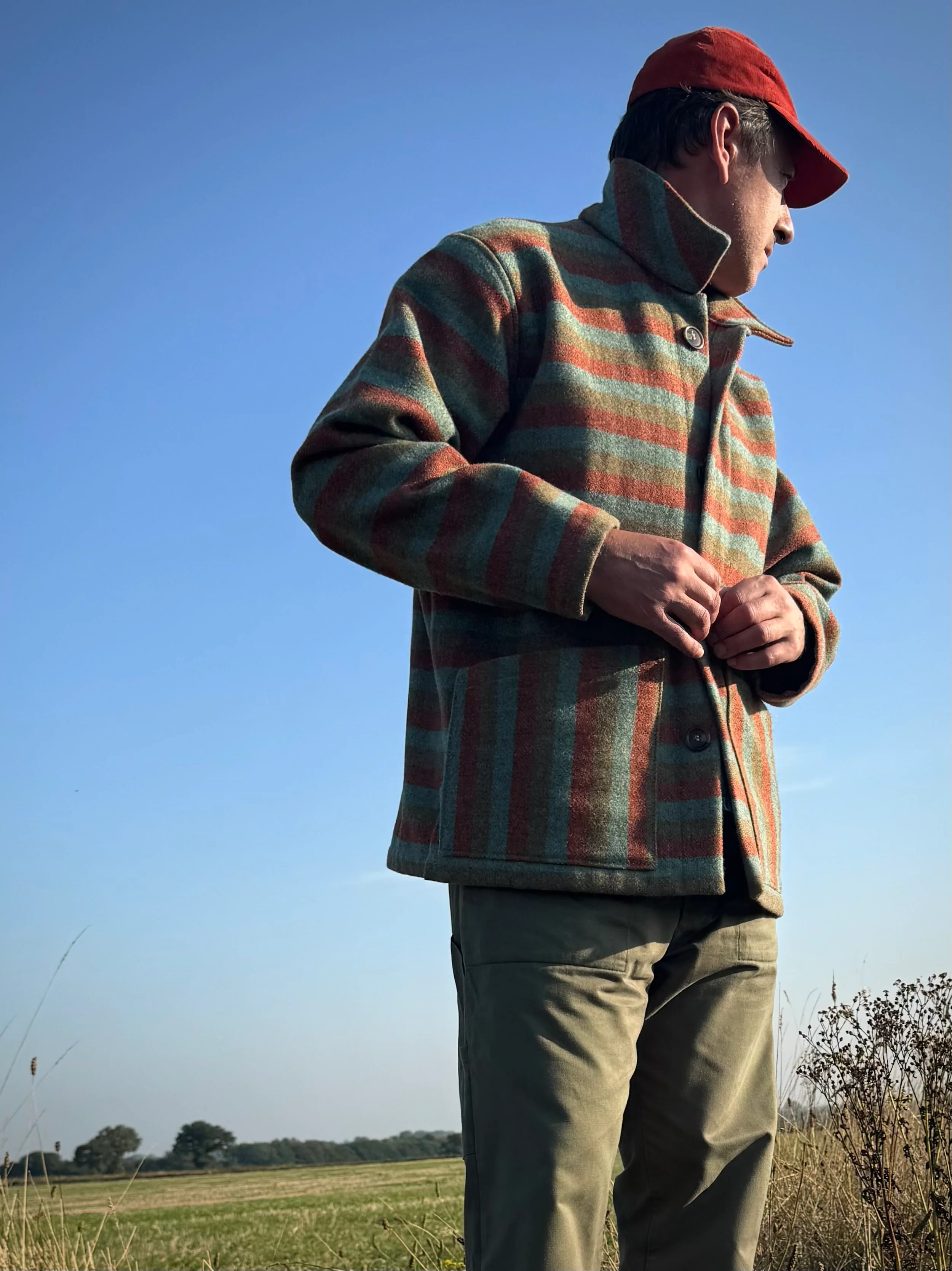 Yorkshire Wool Striped Jacket - Image 6