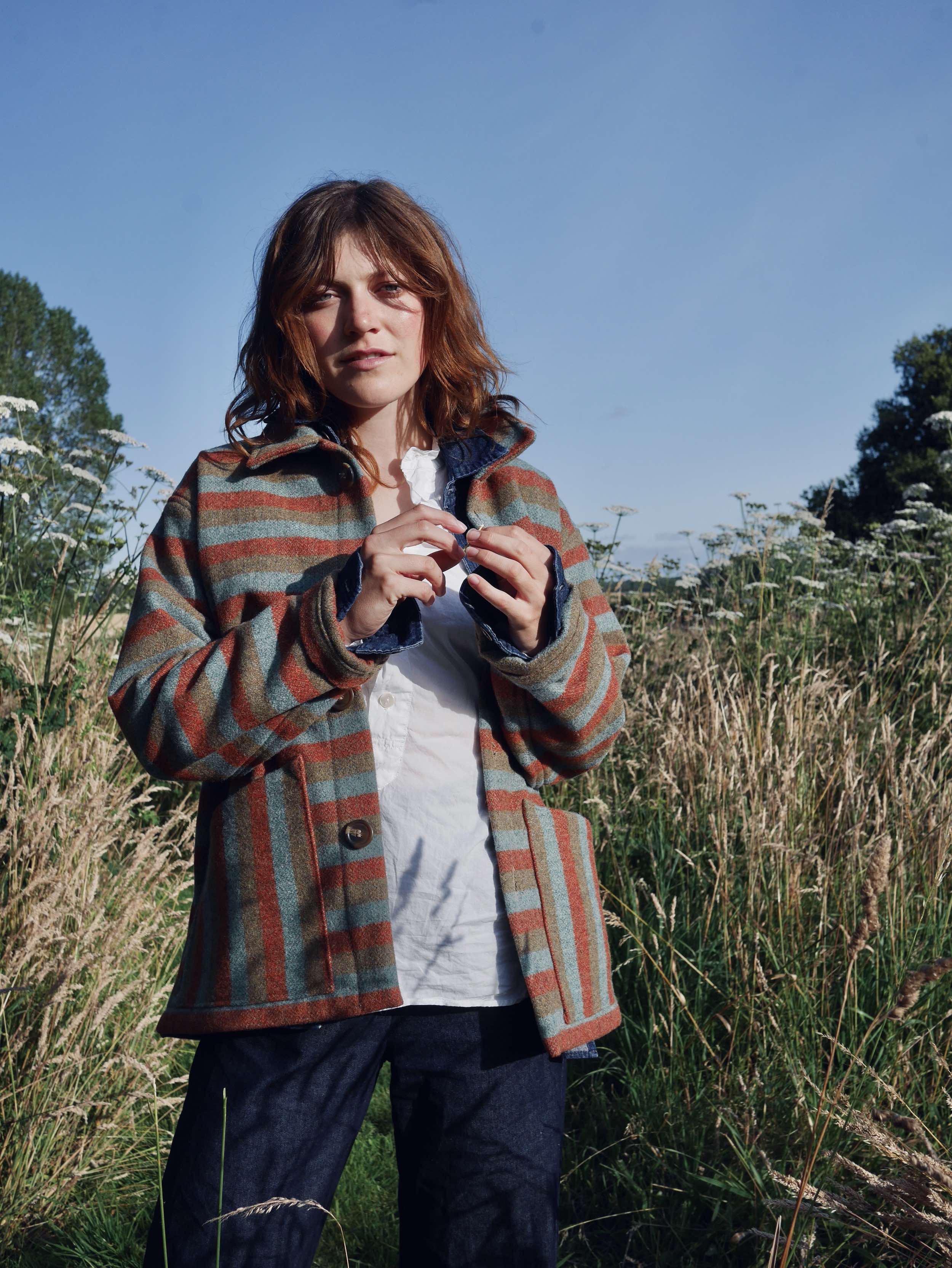 Yorkshire Wool Striped Jacket - Image 7