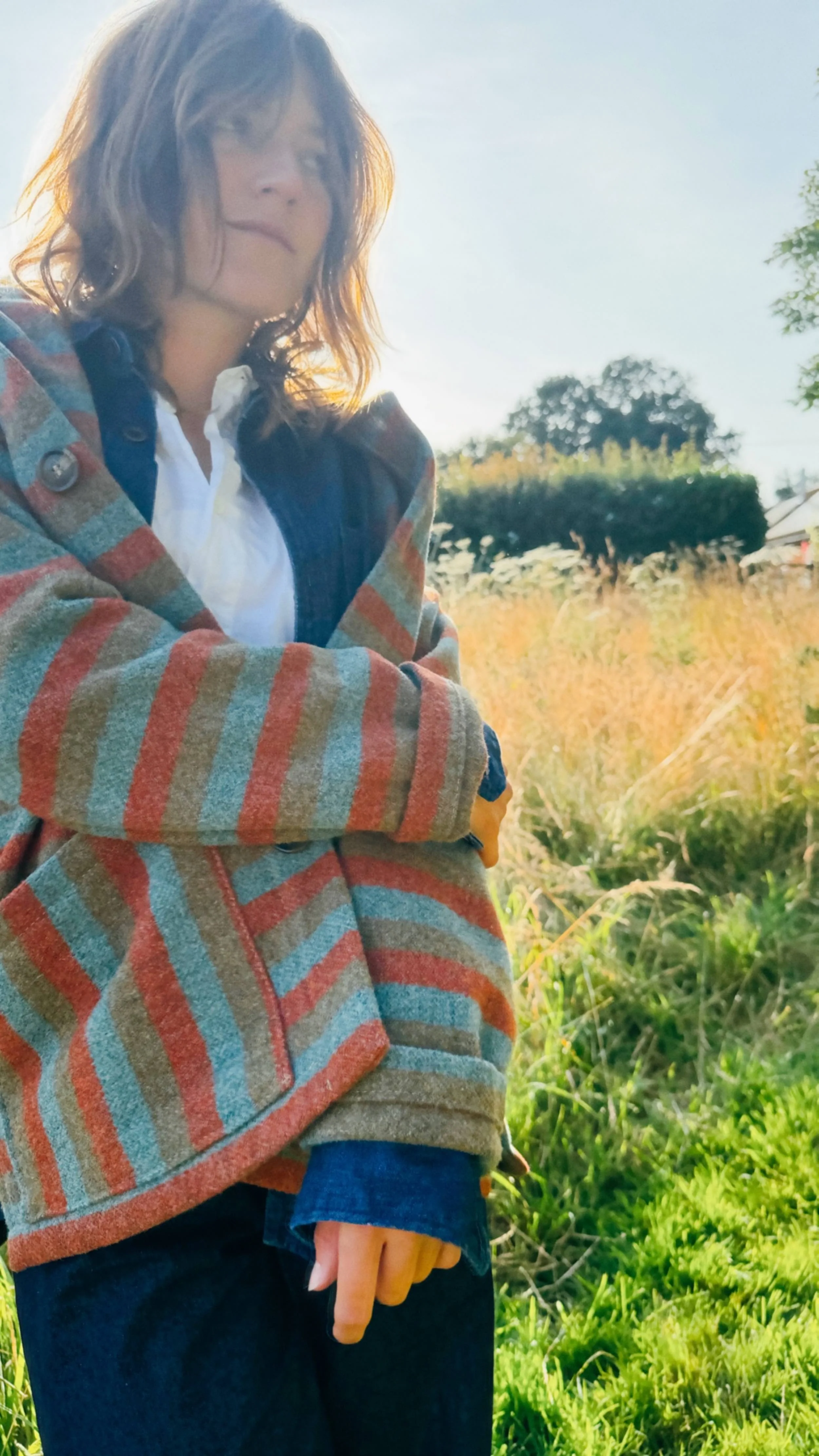 Yorkshire Wool Striped Jacket - Image 8